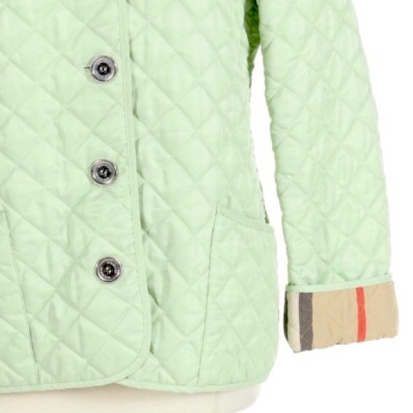 Burberry Mint Quilted Jacket - Picture 3 of 10